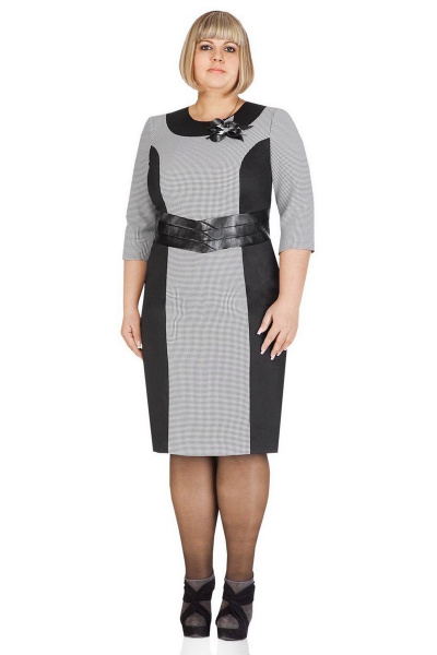 Демисезонное платье приталенное с вырезом капля Domiti 94 - фото 1