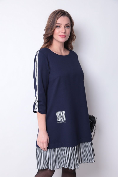 Платье Michel chic 2084 синий - фото 5