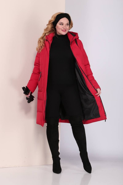 Пальто Shetti 2047 красный - фото 4