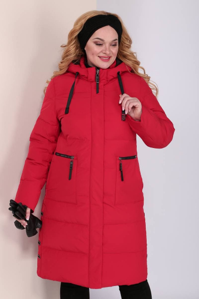 Пальто Shetti 2047 красный - фото 3