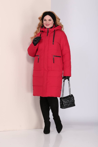Пальто Shetti 2047 красный - фото 2