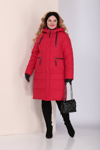 Пальто Shetti 2047 красный - фото 6