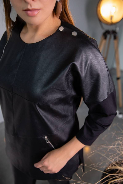 Туника Daloria 8026 черный - фото 2