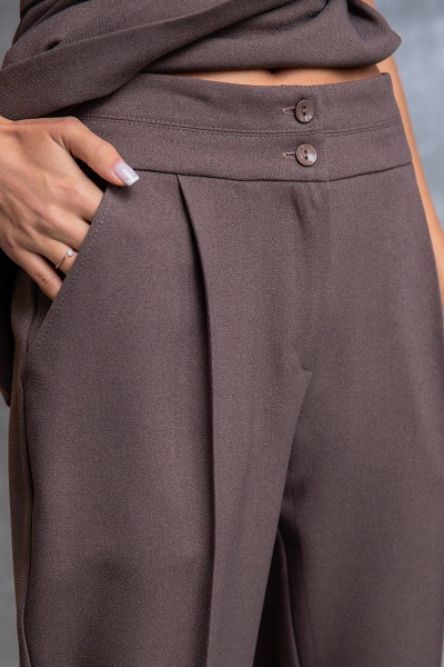 Блуза, брюки Daloria 9095 светло-коричневый - фото 9