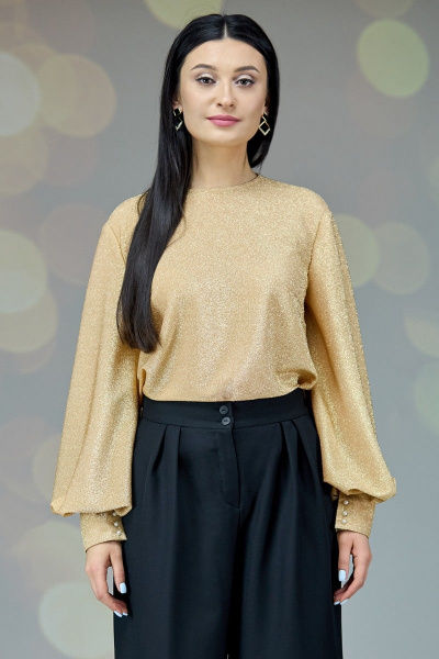 Блуза Angelina & Сompany 654 золотой - фото 3