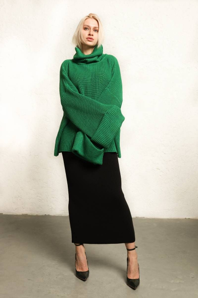 Джемпер Romgil 682ШТЗ зеленый - фото 7