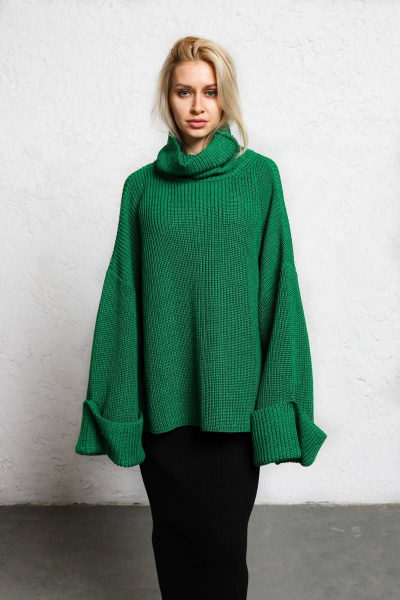 Джемпер Romgil 682ШТЗ зеленый - фото 5