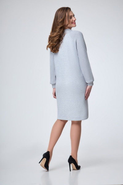 Платье DaLi Д8019 серое - фото 4