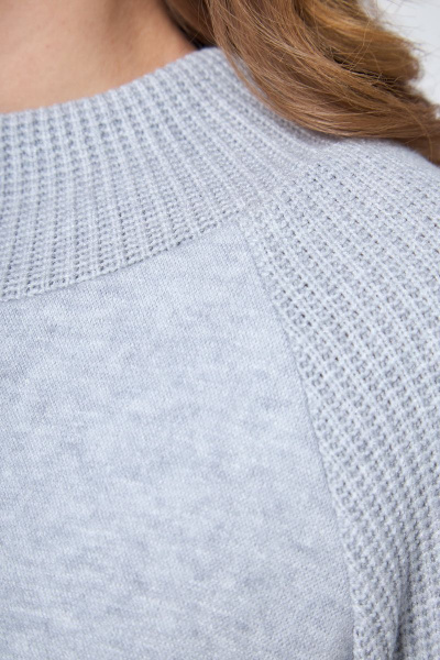 Платье DaLi Д8019 серое - фото 2