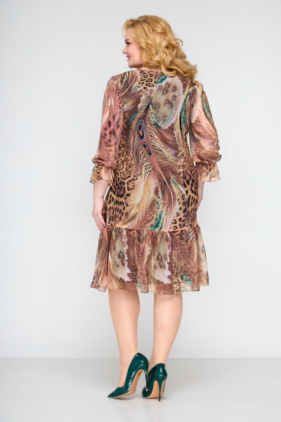 Платье LadyThreeStars 2199 жарптица - фото 3