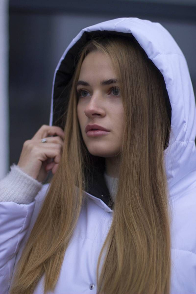 Пальто Sisteroom П-044 черно-белый - фото 5