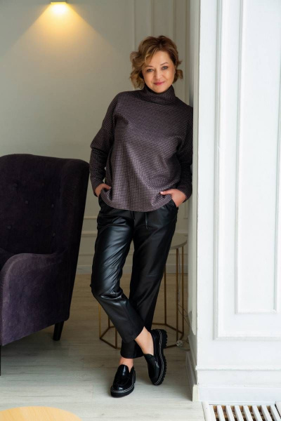 Джемпер Ivera 5047 коричневый - фото 3