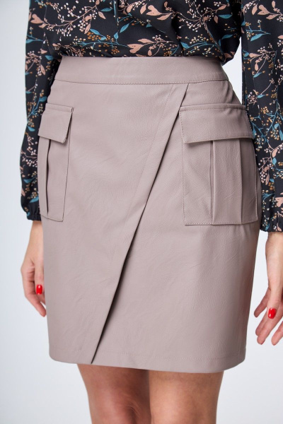 Юбка Anelli 975 бежевый - фото 2