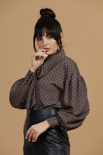 Блуза Твой имидж 1477 сливовый - фото 1