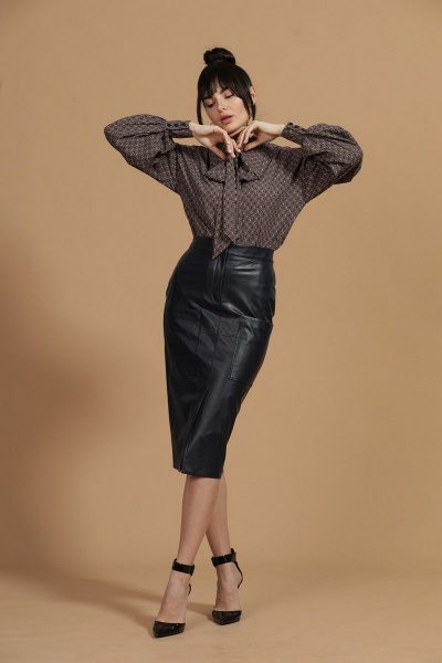 Блуза Твой имидж 1477 сливовый - фото 3