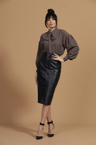 Блуза Твой имидж 1477 сливовый - фото 2