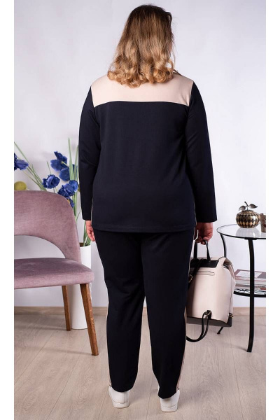 Костюм спорт-шик с брюками и джемпером из трикотажа Camelia 20122 2 - фото 3