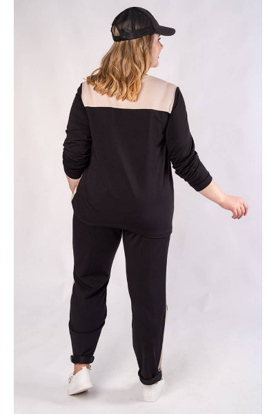 Костюм спорт-шик с брюками и джемпером из трикотажа Camelia 20122 1 - фото 3