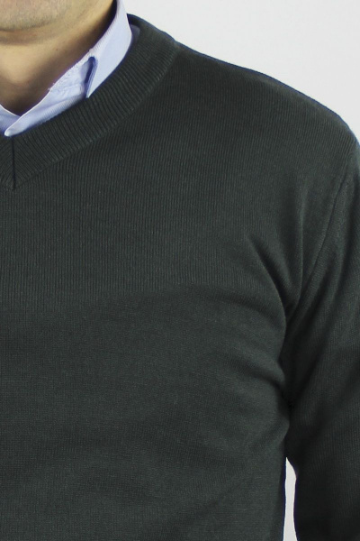 Джемпер вязаный демисезонный с заужением на каждый день Полесье С5297-16 8С0491-Д43 170,176 дипломат - фото 4