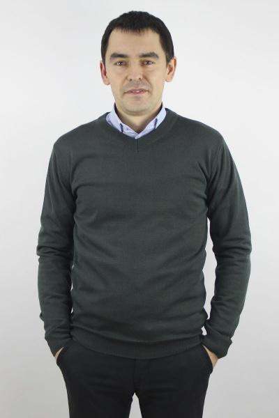 Джемпер вязаный демисезонный с заужением на каждый день Полесье С5297-16 8С0491-Д43 170,176 дипломат - фото 1