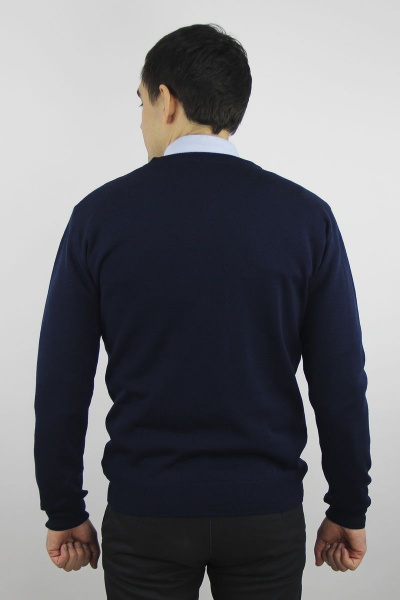 Джемпер вязаный демисезонный с заужением на каждый день Полесье С5297-16 8С0491-Д43 170,176 т.синий - фото 4