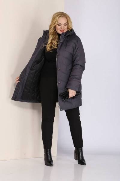 Куртка Shetti 2045 графит - фото 4