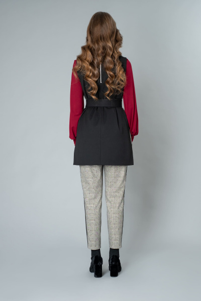 Жилет Elema 1К-9141-1-164 клетка - фото 3