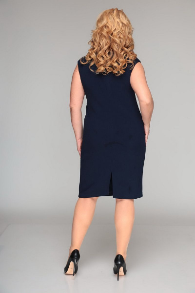 Жакет, платье БАГРЯНИЦА 5036 синий - фото 4