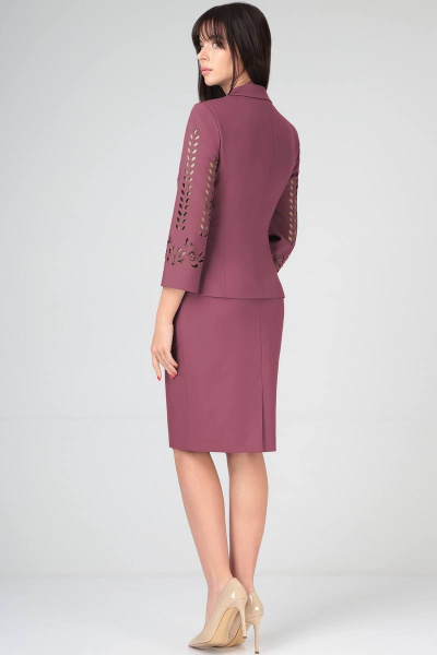 Блуза, жакет, юбка LeNata 31247 слива - фото 3