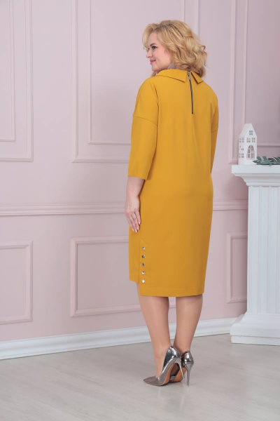 Платье Romanovich Style 1-2321 горчица - фото 4