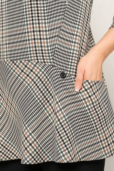 Туника La rouge 9054 клетка - фото 5