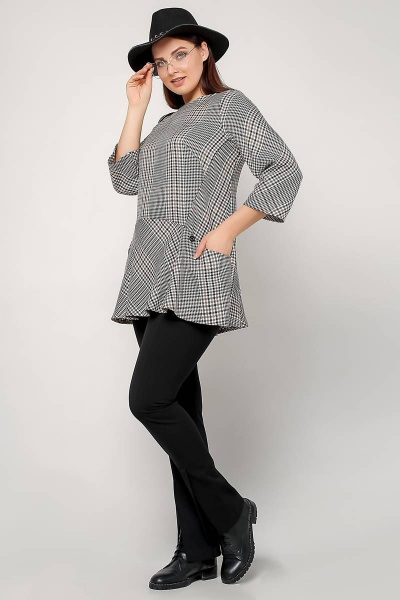 Туника La rouge 9054 клетка - фото 3