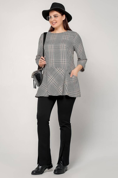 Туника La rouge 9054 клетка - фото 2