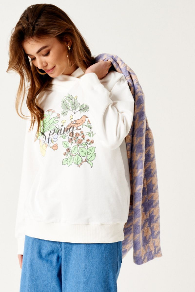 Джемпер ELLETTO 3544 цветная_печать - фото 6