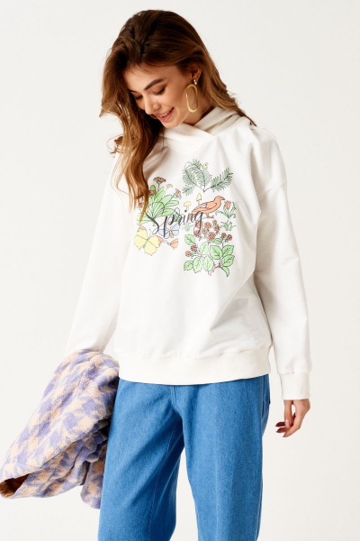 Джемпер ELLETTO 3544 цветная_печать - фото 2