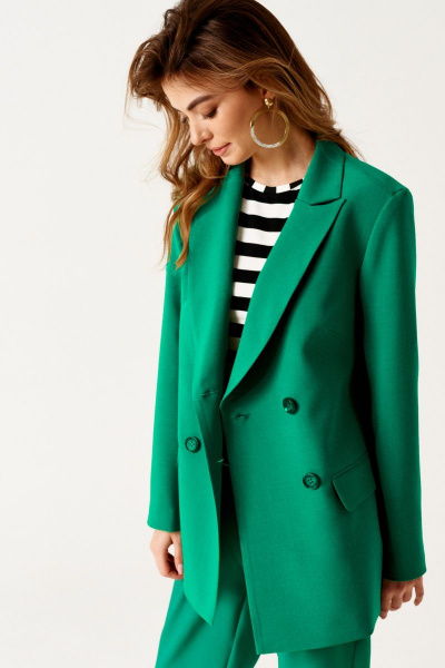 Брюки, джемпер, жакет ELLETTO 5178 зеленый - фото 5