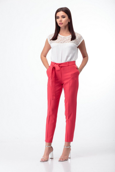 Блуза Anelli 524 белый - фото 2