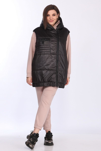 Брюки, джемпер, жилет Lady Secret 2784 розовый+черный - фото 9