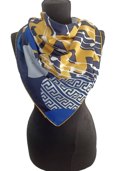 Мультиколор шаль с ручной обработкой TrendCorner 3-12-11-190 1159+булавка - фото 1