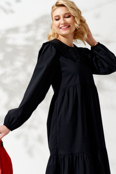 Платье KOKOdea 211580 черный - фото 3