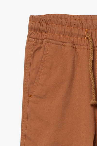 Брюки-чиносы из практичного твила с эластичным поясом Bell Bimbo 211217 песочный - фото 3