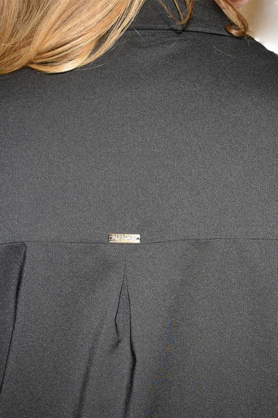 Блуза из кружева и текстиля с разрезами и металлической пластинкой Needle 495/1 - фото 5