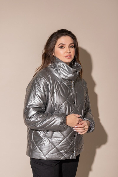 Куртка Angelina 218 серый - фото 3