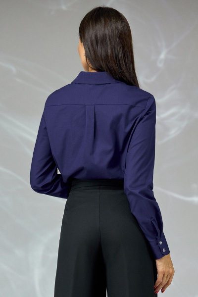 Блуза Angelina & Сompany 661/2 темно-синий - фото 3