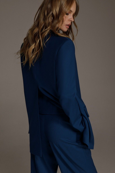 Брюки, жакет PiRS 3604 синий - фото 3