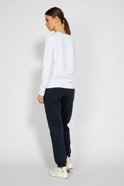 Лонгслив с принтом из трикотажа хлопка для демисезона Kivviwear 4061.01 - фото 8