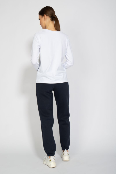 Лонгслив с принтом из трикотажа хлопка для демисезона Kivviwear 4061.01 - фото 7