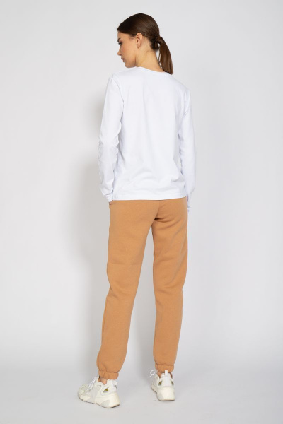 Лонгслив с принтом из хлопка для демисезона Kivviwear 4061.04 - фото 5