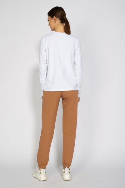 Лонгслив с принтом из хлопка для демисезона Kivviwear 4061.05 - фото 8