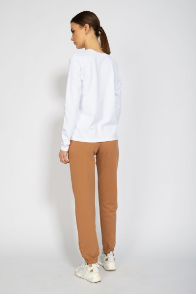 Лонгслив с принтом из хлопка для демисезона Kivviwear 4061.06 - фото 9